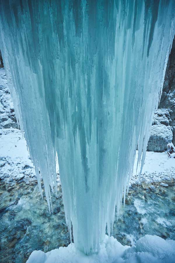 Massive Eiswände