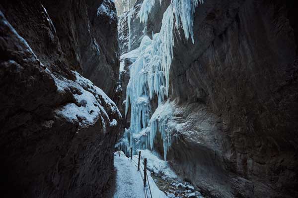 Partnachklamm im Winter