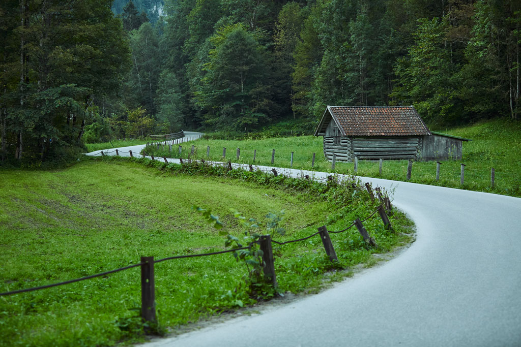 Weg zur Partnachklamm - flaches Streckenprofil